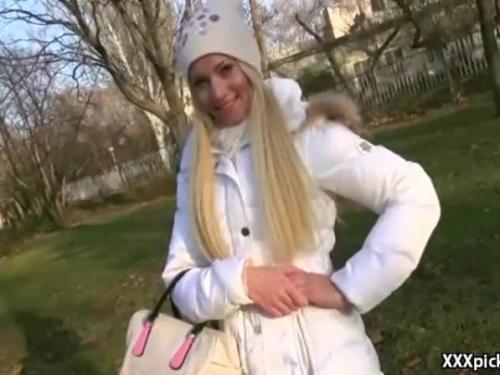 Public pickups - sexy czech amateur fucked in the open public 13
